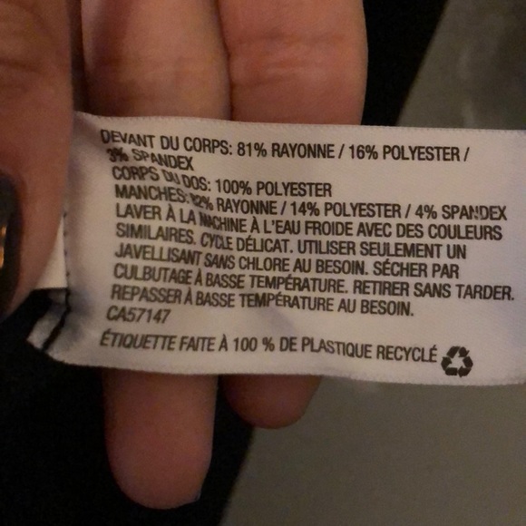 NWT/Black cut out Dress Top - Picture 7 of 7